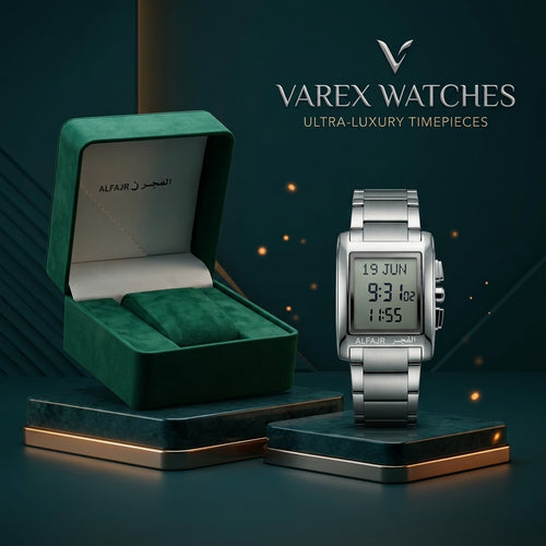 Al Fajr Chakor Dial Prayer Watch with Prayer Times and Qibla Direction