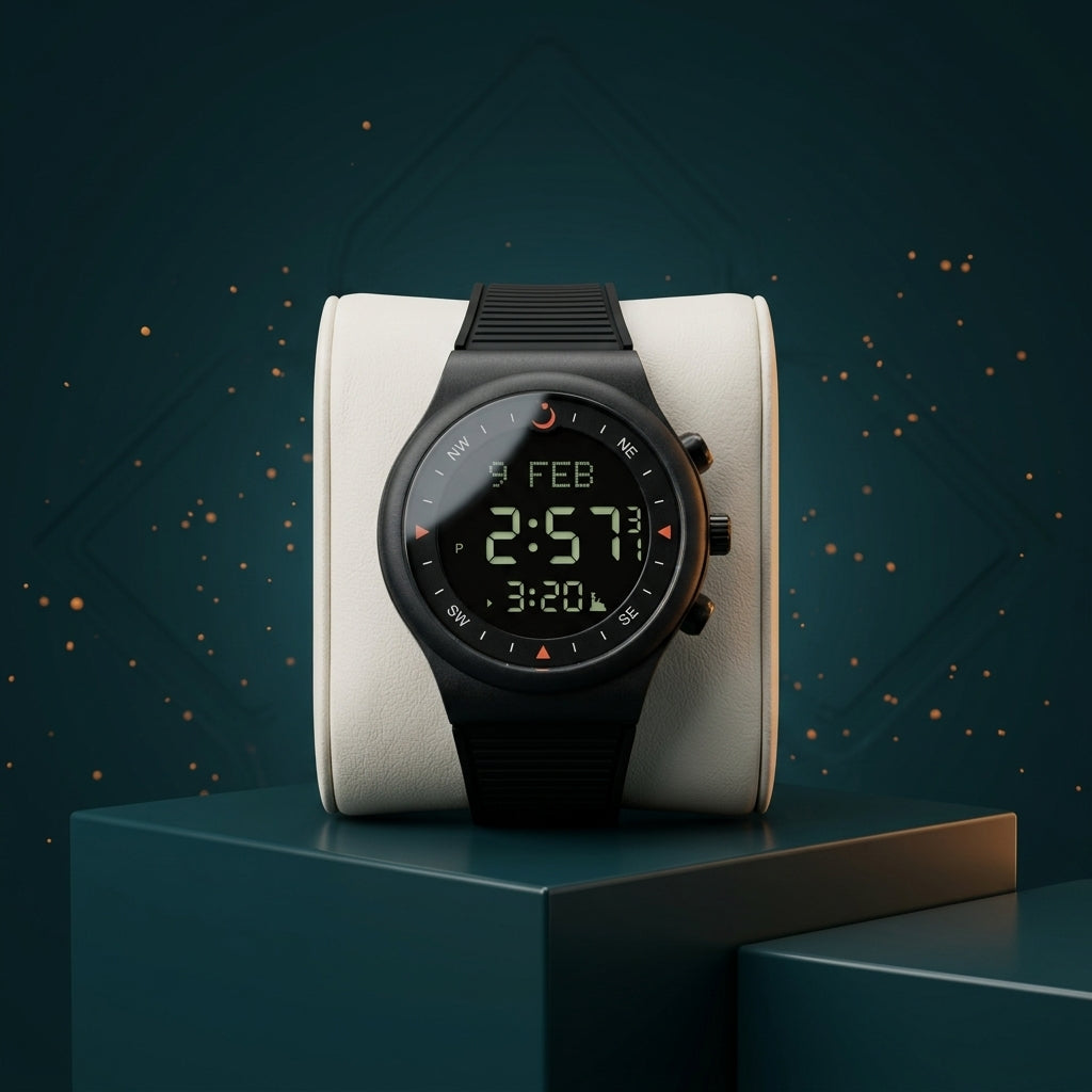 Al Fajr Waterproof Prayer Watch with Original Box