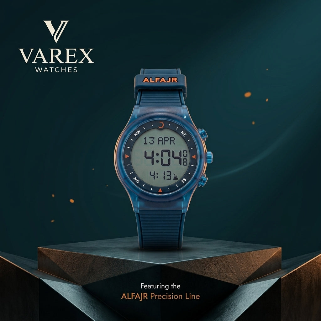 Al Fajr Waterproof Prayer Watch with Original Box